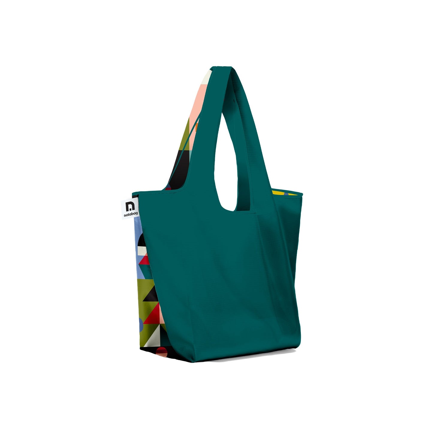 Two colour shopping tote - foldable - sturdy - spacious - easy to use - everyday and everywhere - from notabag