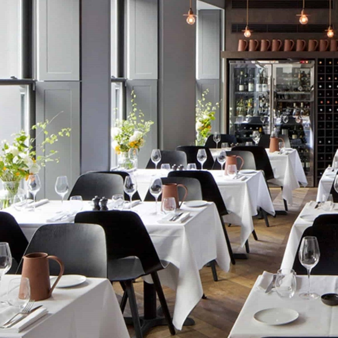 stoneware pitcher terracotta by another country in London restaurant