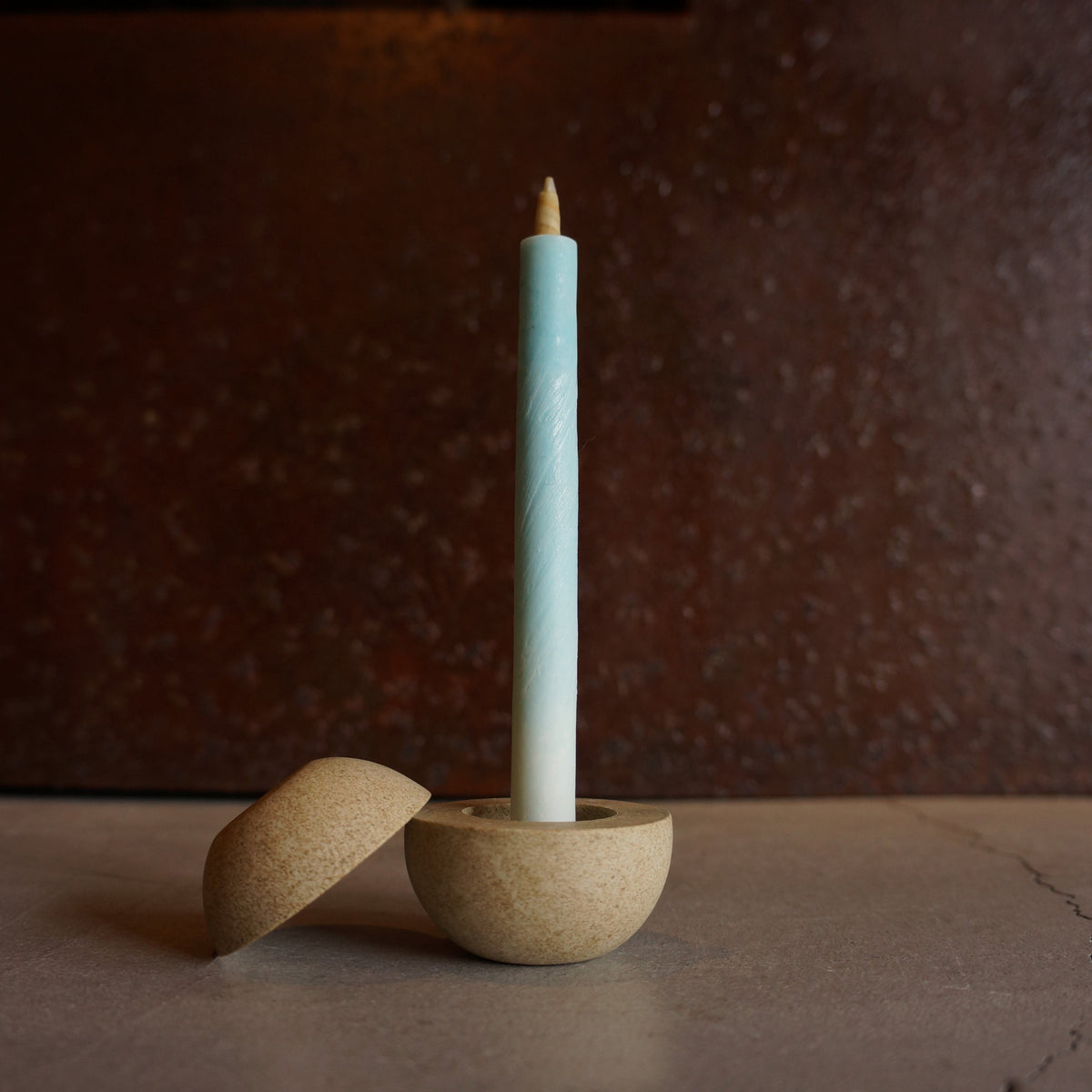 Haze – 3er-Set langer „World Religion“-Kerzen in einer Geschenkbox aus Holz – Hommage an den italienischen Bildhauer Michelangelo