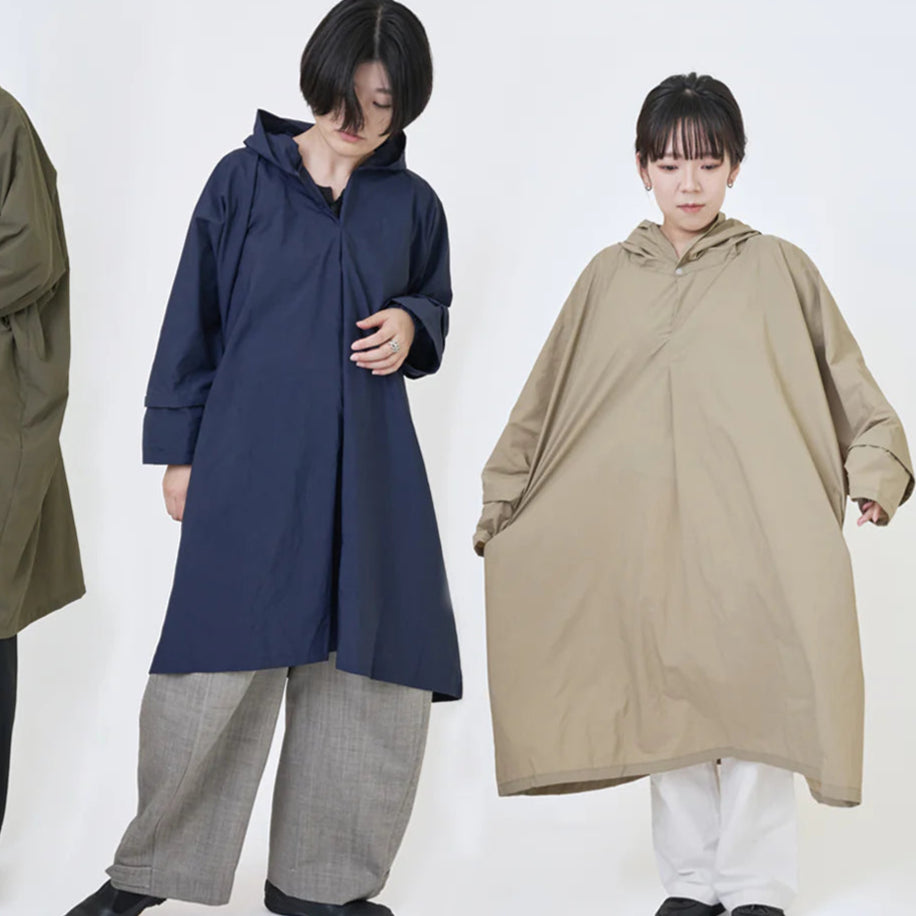 Mate Mono - poncho de pluie ultra léger et déperlant - beige