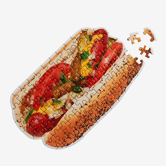 areaware little puzzle thing - chicago hot dog