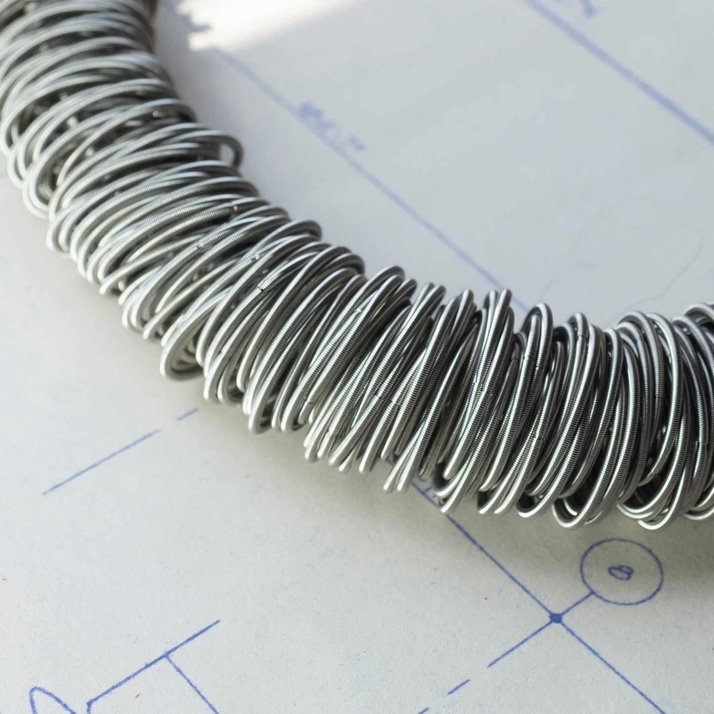 la mollla - no 1 - necklace medium, steel