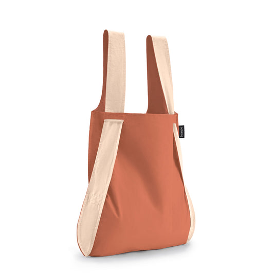 Notabag original handbag / backpack sand terracotta