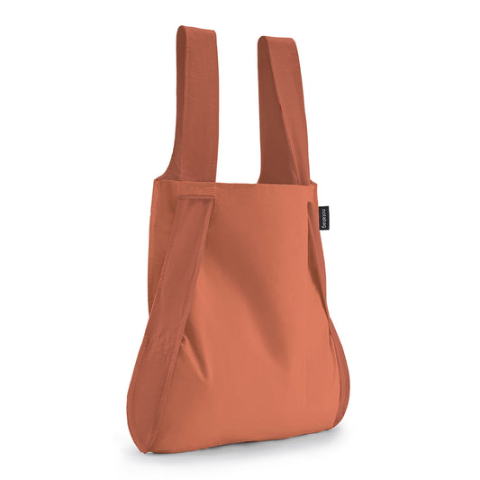 Notabag foldable handbag / backpack terracotta