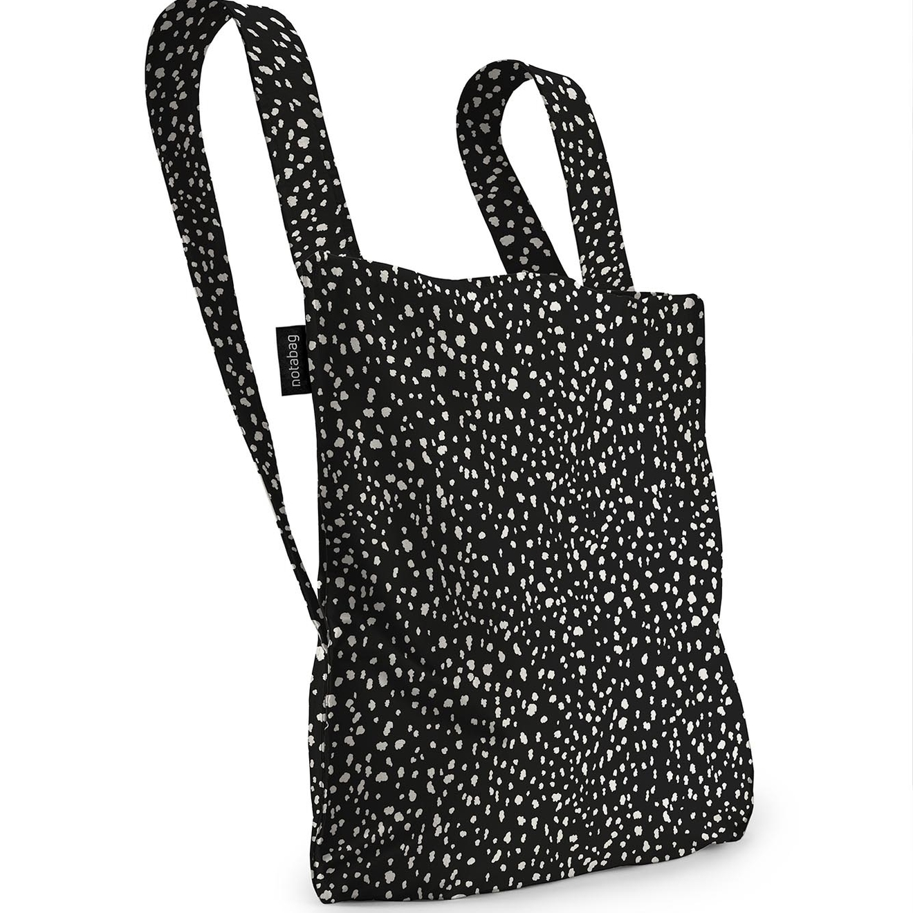 Notabag - Handbag & Backpack - black sprinkle