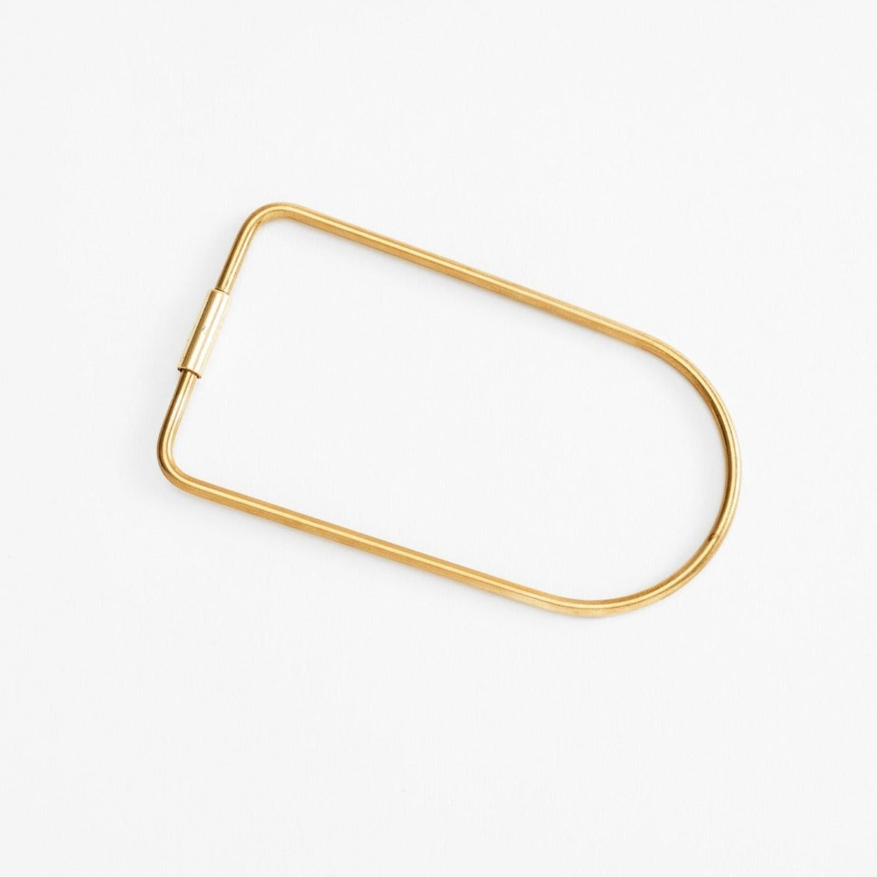 brass key ring contour by Karl Zahn