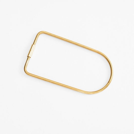 brass key ring contour by Karl Zahn