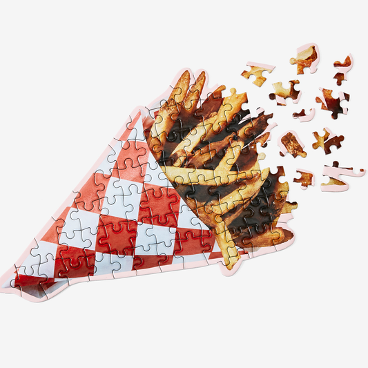 miniature jigsaw puzzle for foodlovers