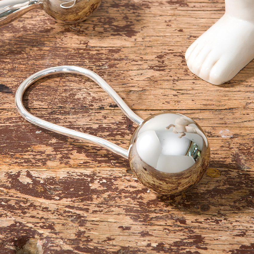 Areaware - Harmonyball Silver Rattle - Elongated