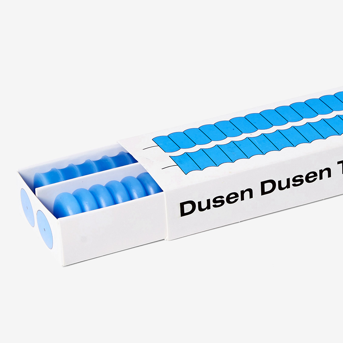 Areaware - Sculptural Candle Dusen Dusen - Set à 2, blue