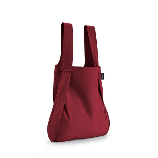 Notabag foldable backpack wine red