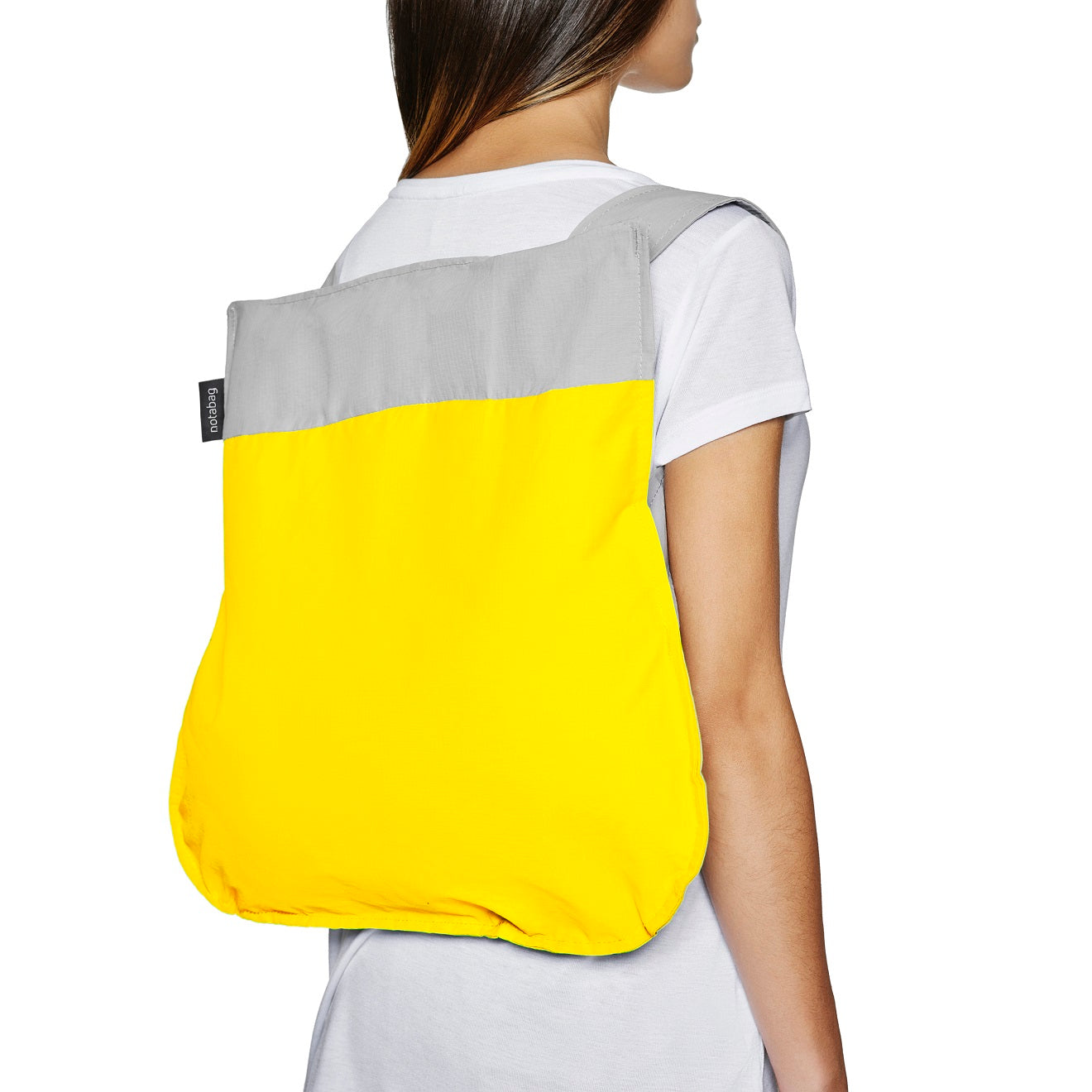 Notabag - Sac à dos et sac à main - Collection réfléchissante - jaune