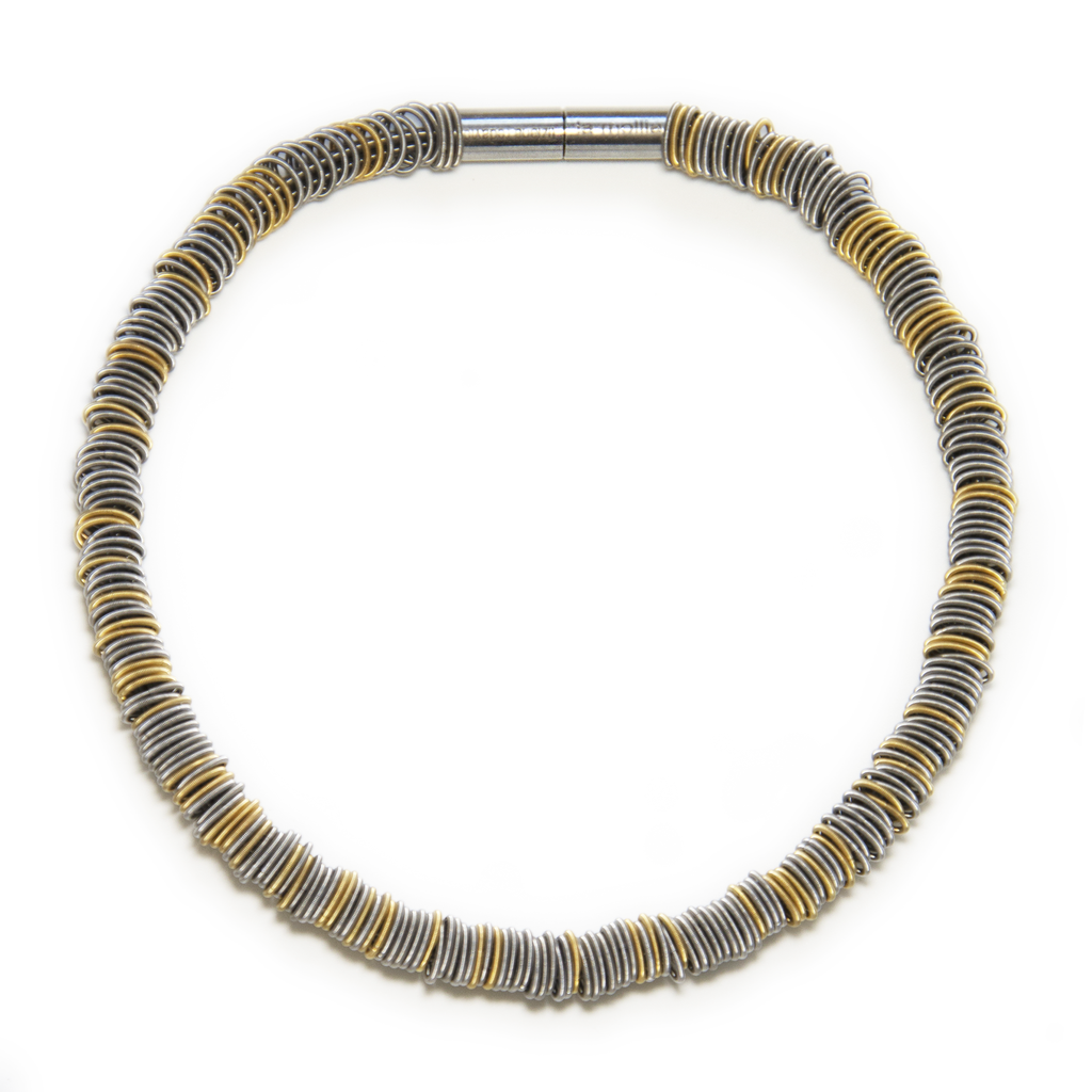 la mollla - no. 1 collection - collier large, gold & mixed dark