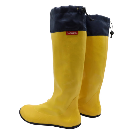 Pokeboo - rubber boots yellow - navy