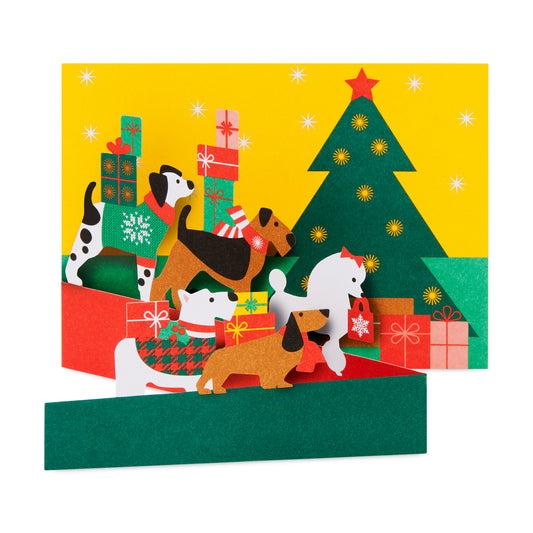 MoMA Christmas Card - Pop-Up - Dogs on Parade