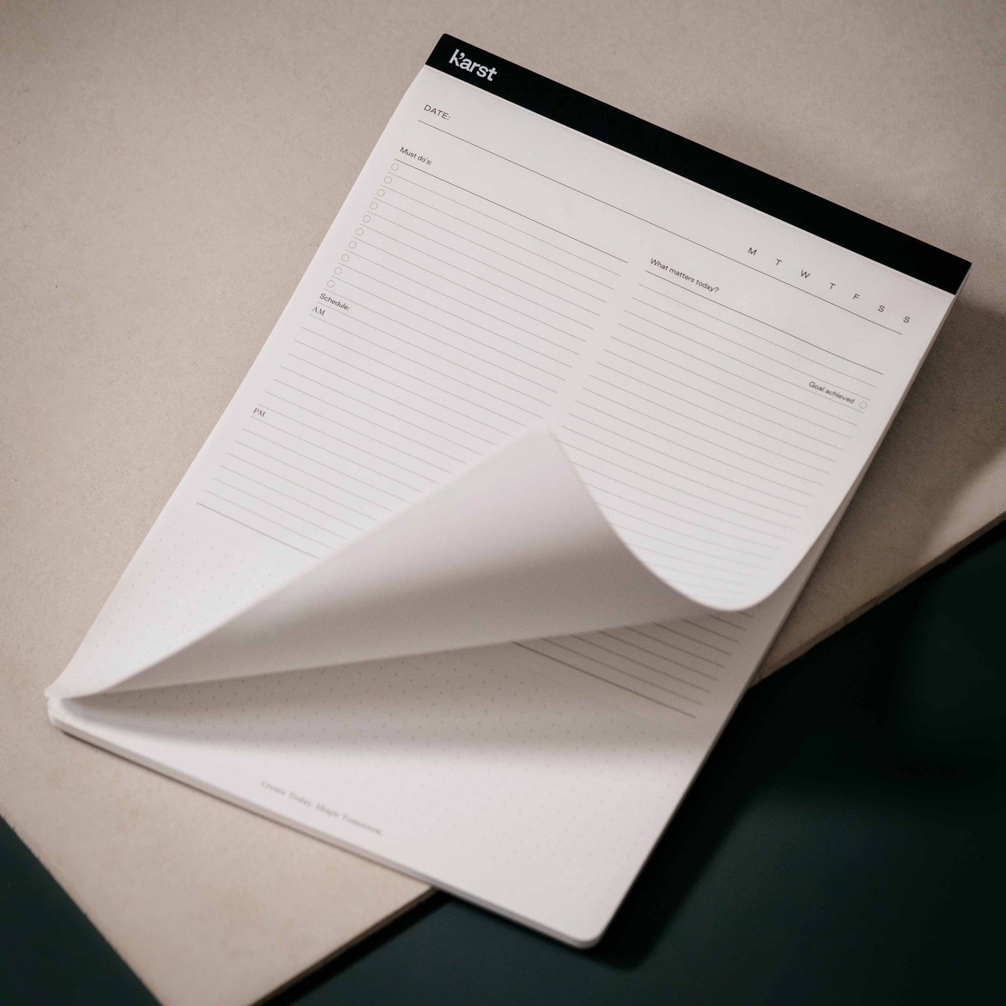 Karst - Papier de pierre - Bloc-notes « Daily Action » A4 - NOUVEAU !