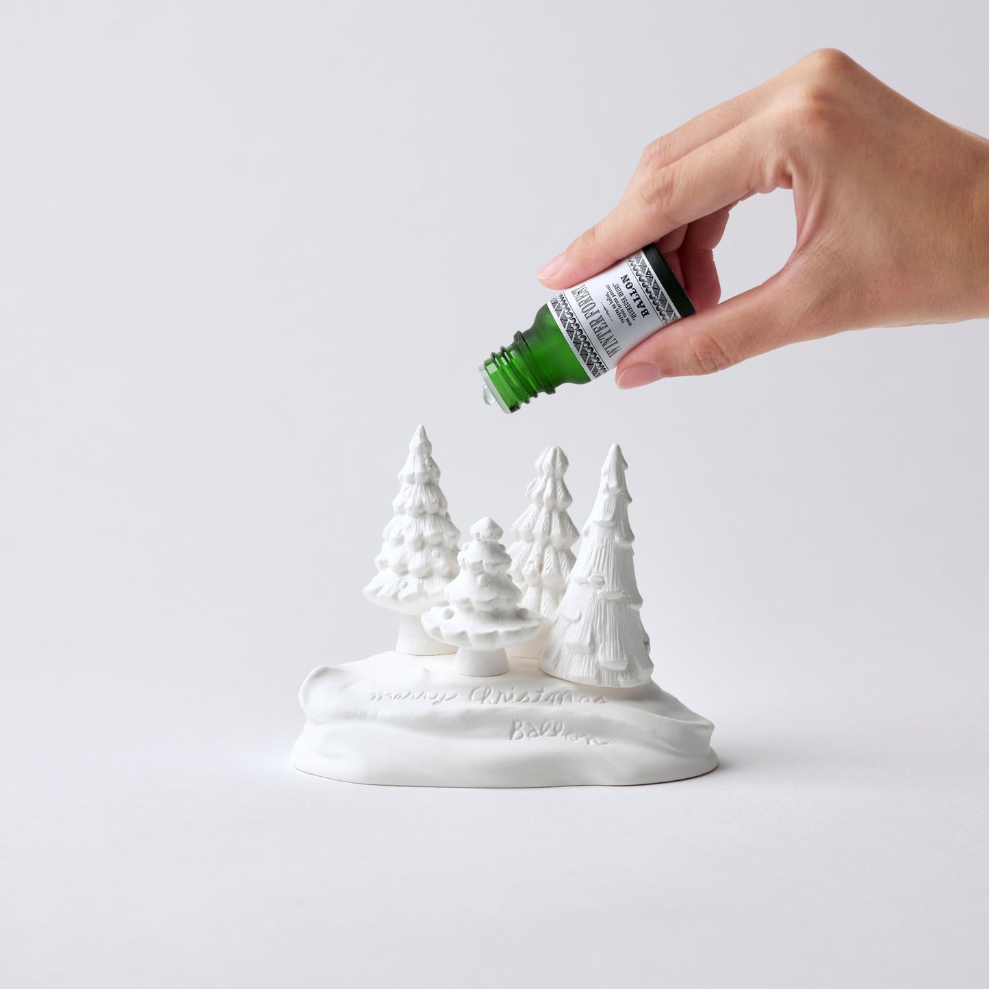 Ballon - Ornement aromatique - Forêt d'hiver