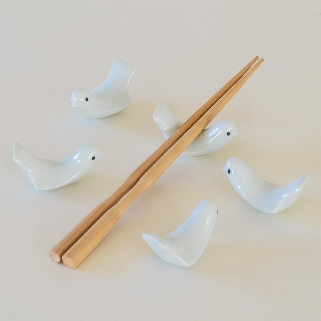 Kihara - Lovebird Chopstick Rest - Set of 5