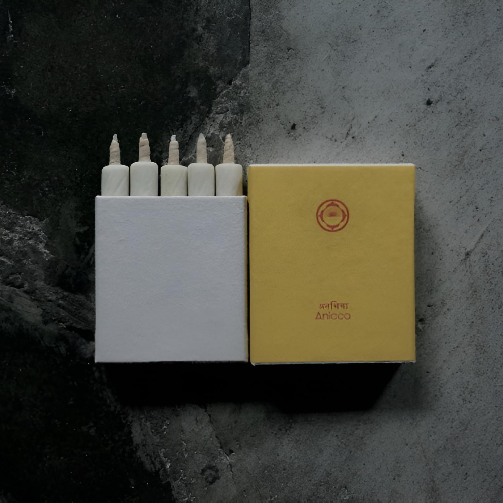 Haze - Set de cinq bougies japonaises traditionnelles - Buddhist Tranquility