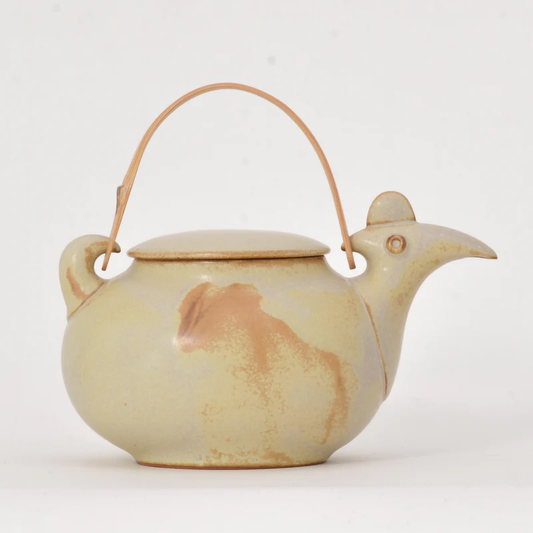 Ceramic Japan - teapot - Tori - earthenware - with animal feature