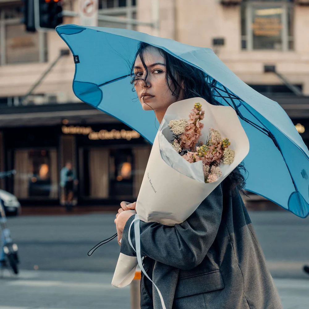 The World's Best Umbrella - BLUNT Metro - collapsible, built to last, repair not replace, aerodynamic and wind tunnel tested. Made with forever in mind.