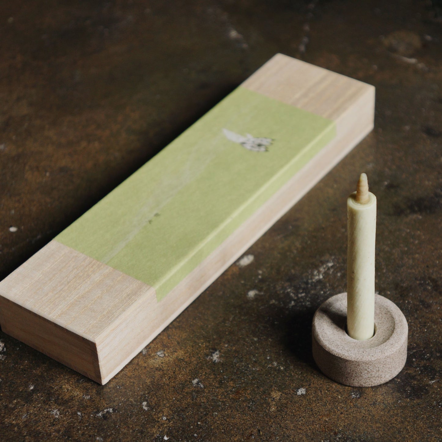 Haze - Set de quatre bougies japonaises traditionnelles - boîte en bois cadeau - Amerind Purification