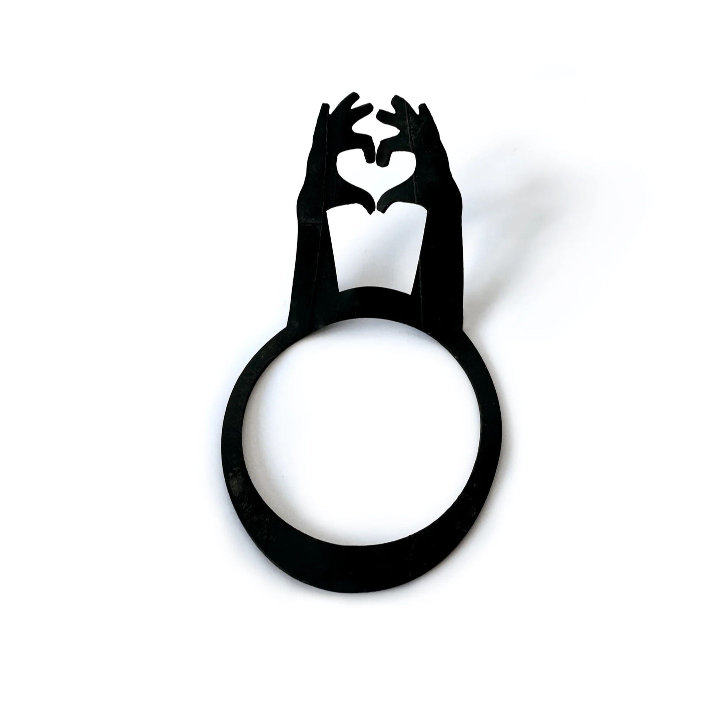 You will love these fun and functional rubber bands in the shape of a set of hands forming a heart - socially made in Switzerland by taet tat