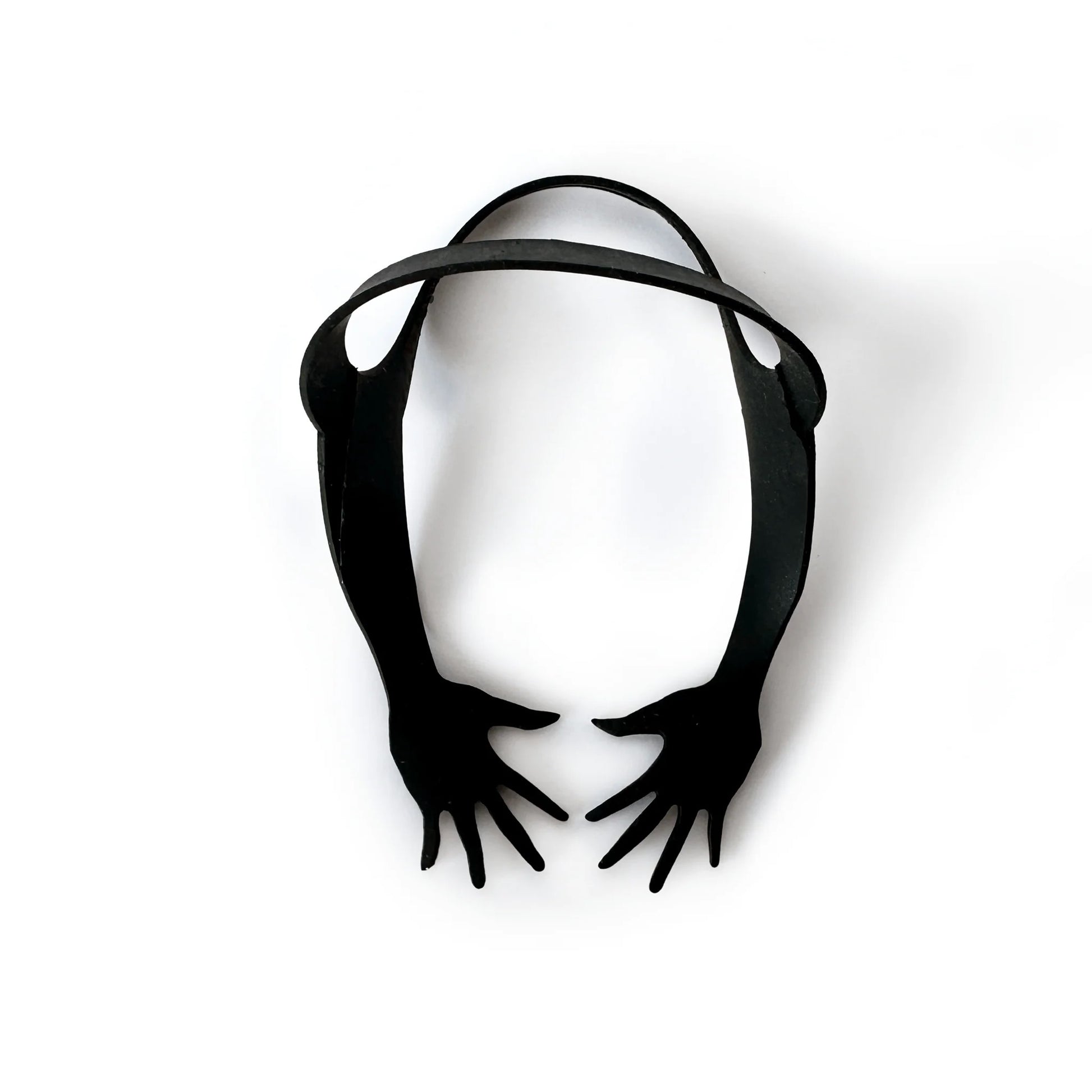 Fun rubber bands made of used bicycle tubes - shaped to look like hands - an upcycling product socially made in Switzerland - 