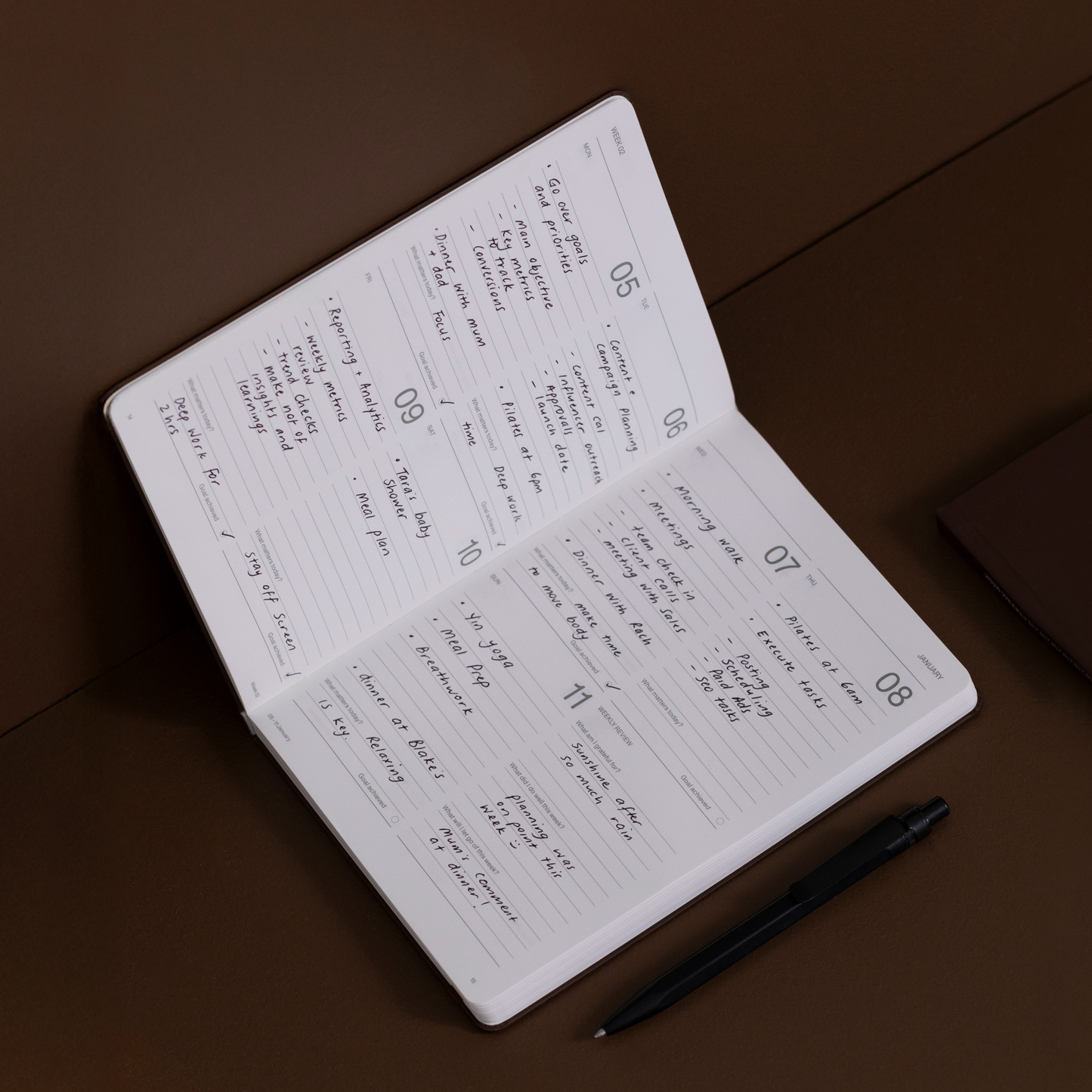 Karst - Stone Paper Collection - Planificateur Semainier 2026