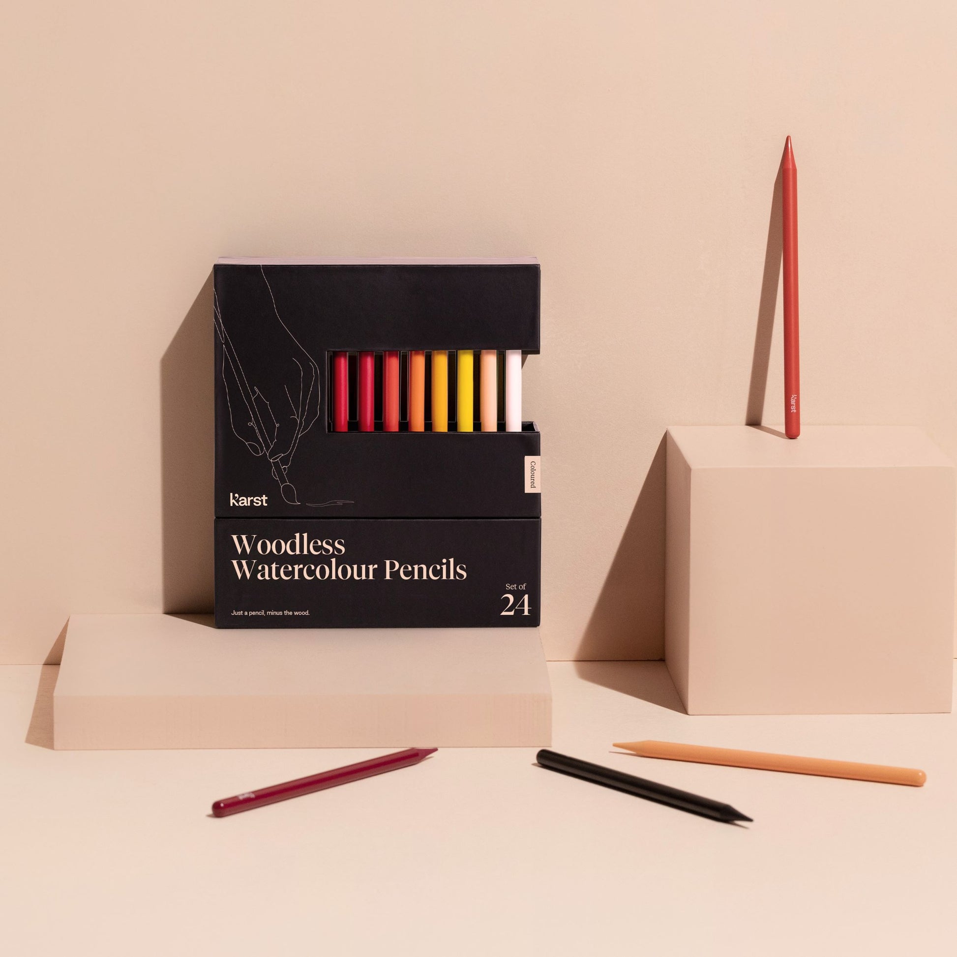 woodless watercolour pencils