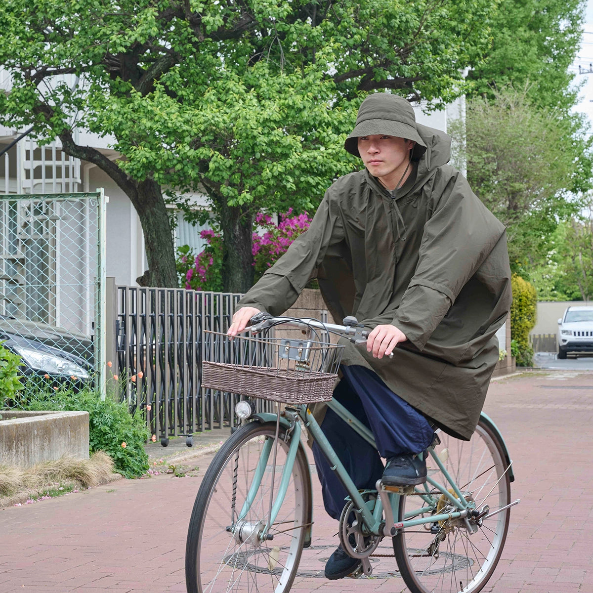 Mate Mono - poncho de pluie ultra léger et déperlant - khaki