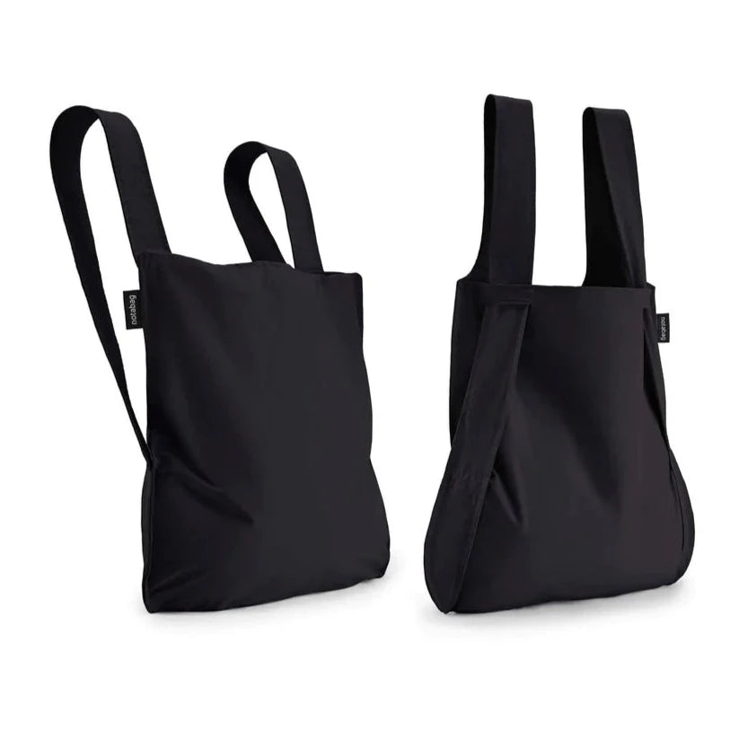 Notabag - Faltbare Rucksacktasche - schwarz