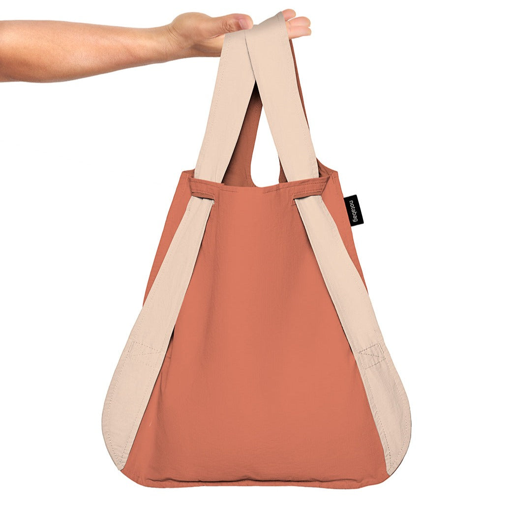 Notabag - Backpack & Handbag - sand terracotta