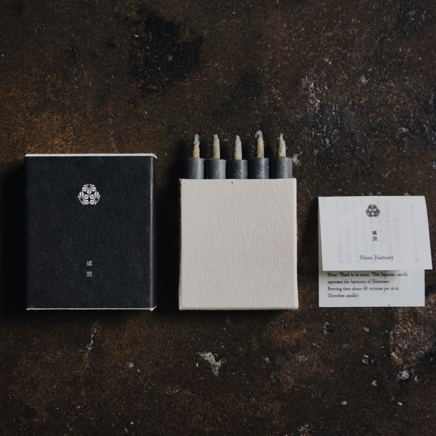 Haze - Set de cinq bougies japonaises traditionnelles - Shinto Harmony