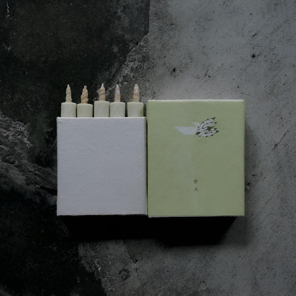 Haze - Set de cinq bougies japonaises traditionnelles - Amerind Purification