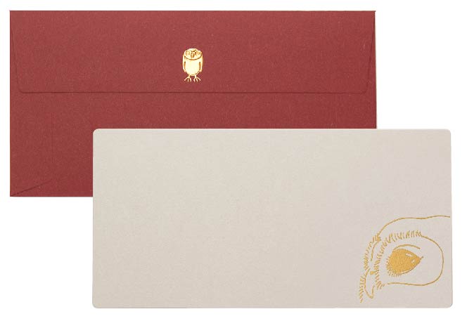 Yamazakura - Cashico - embossed card with gold & silver foil printing