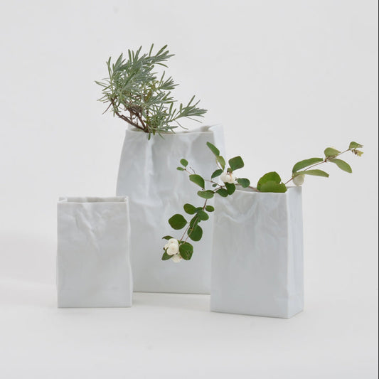 Ceramic Japan - Crinkle Vase klein
