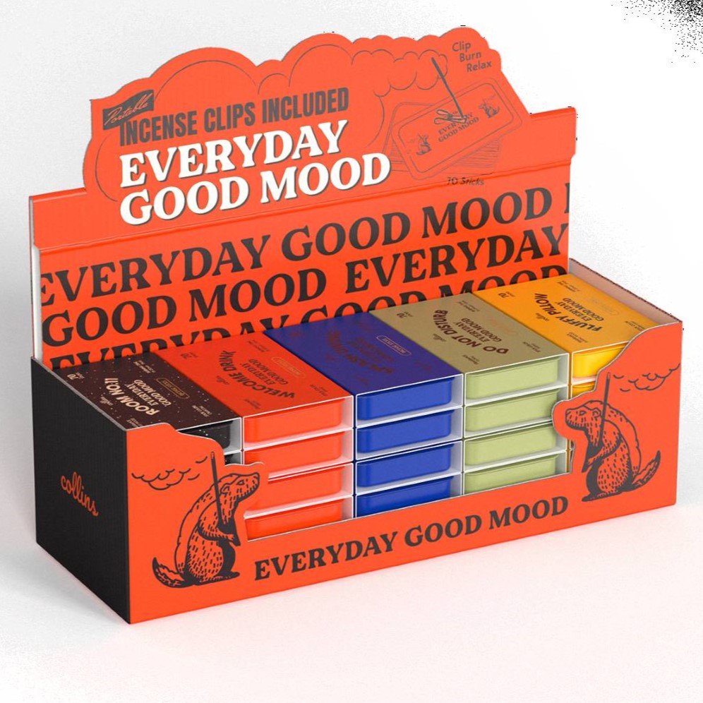 Collins - 365 Everyday Good Mood Incense - Encens - présentoir