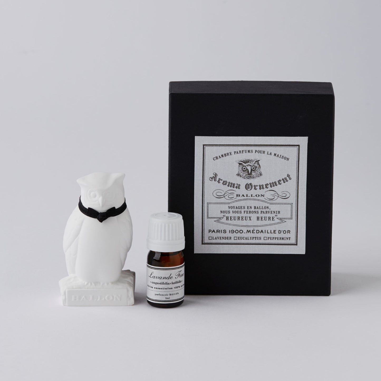 decorative fragrance diffuser - handcrafted by ballon of Library Design in Tokyo Japan - Owl