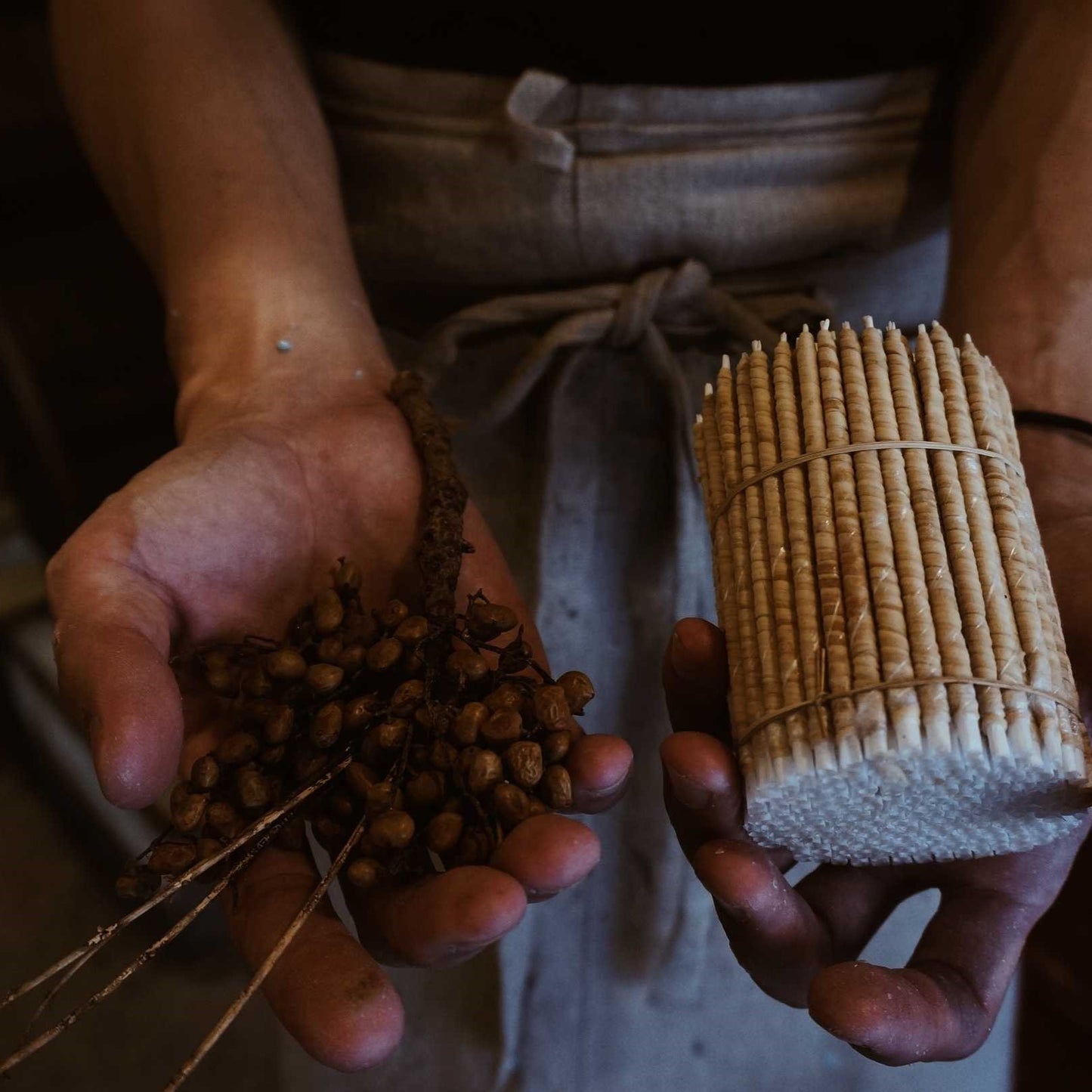 Haze - Set de cinq bougies japonaises traditionnelles - Buddhist Tranquility
