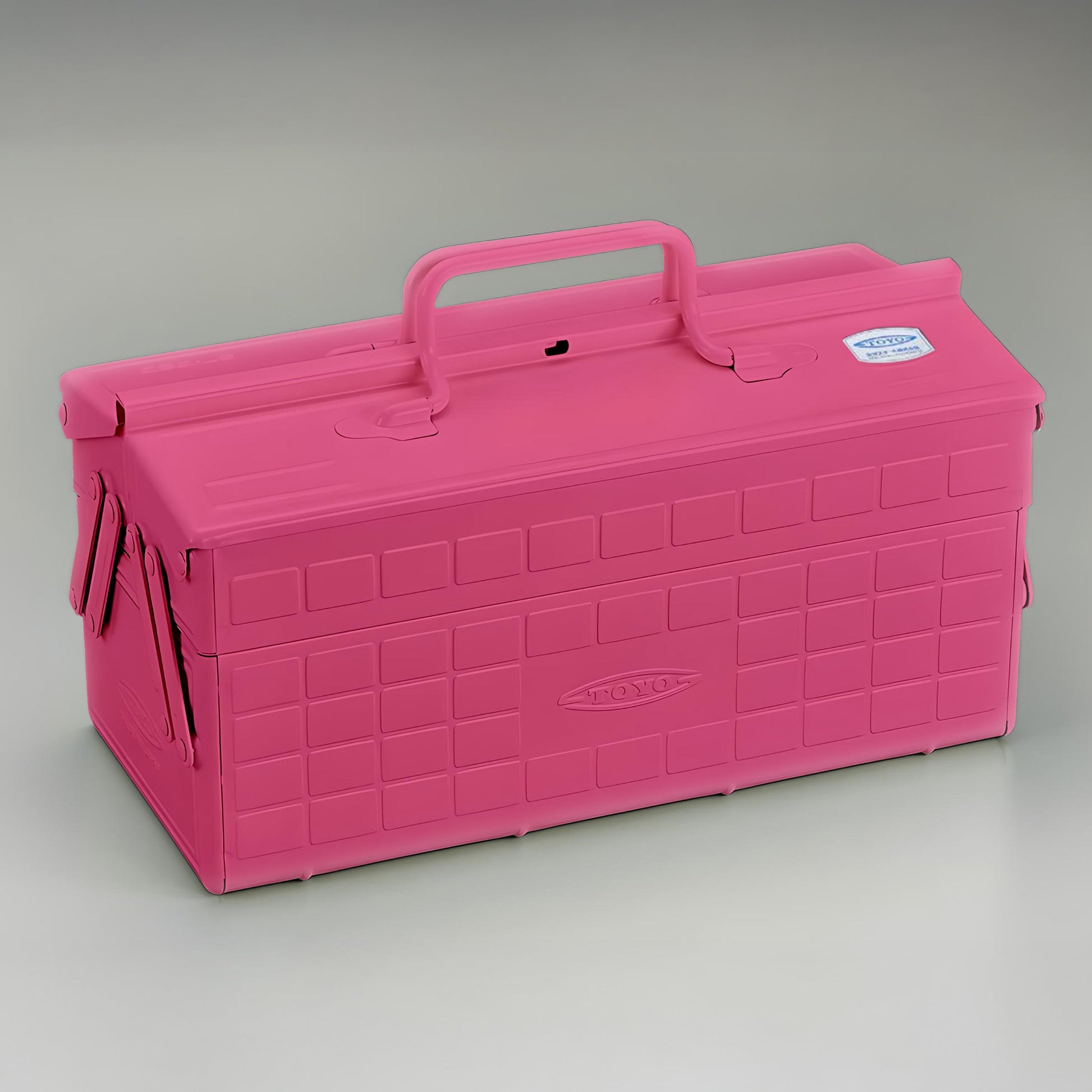 steel tool box in color hot pink - made in Japan - for all your storing needs around the house and office