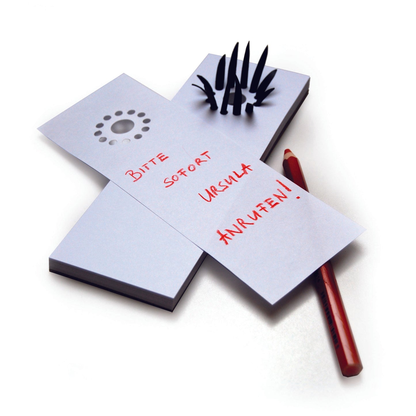 Paper notepad with recycled rubber tube from bicycles - with decorative flower - socially made in Switzerland