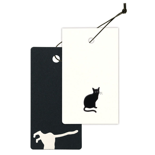Yamazakura - Cashico - embossed mini card - black cat
