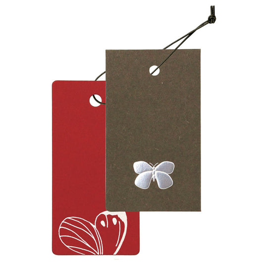 Yamazakura - Cashico - embossed mini card with gold foil printing - butterfly