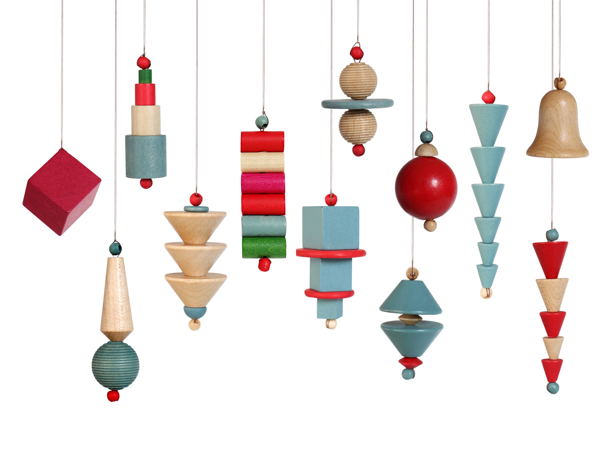 christmas ornaments from the Bauhaus from 1929/30