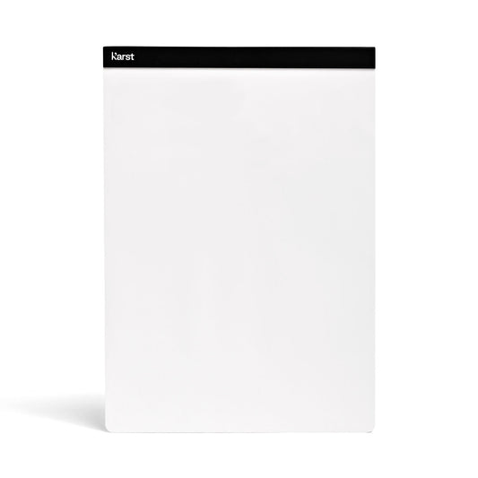 Premium A4 notepad with recycled stone paper—splash-proof, sustainable, and ultra-smooth.