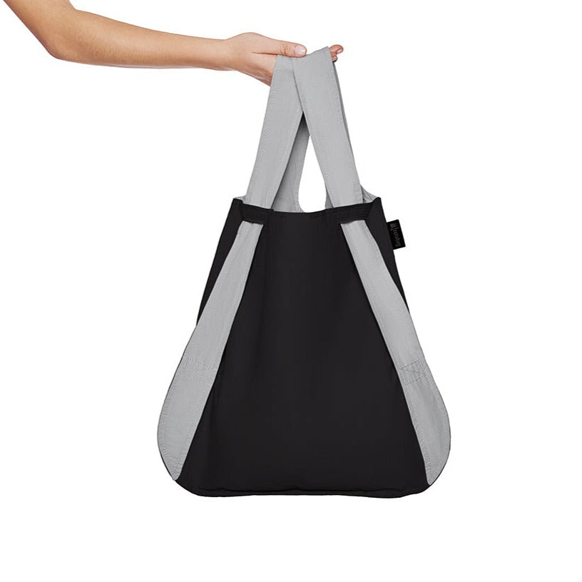 Notabag - Backpack & Handbag - black & grey