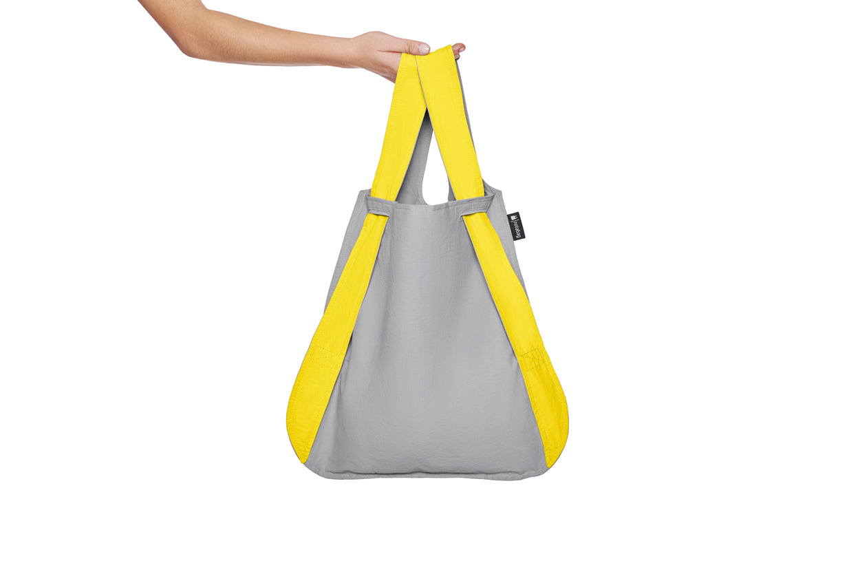 Notabag - Backpack & Handbag - yellow & grey
