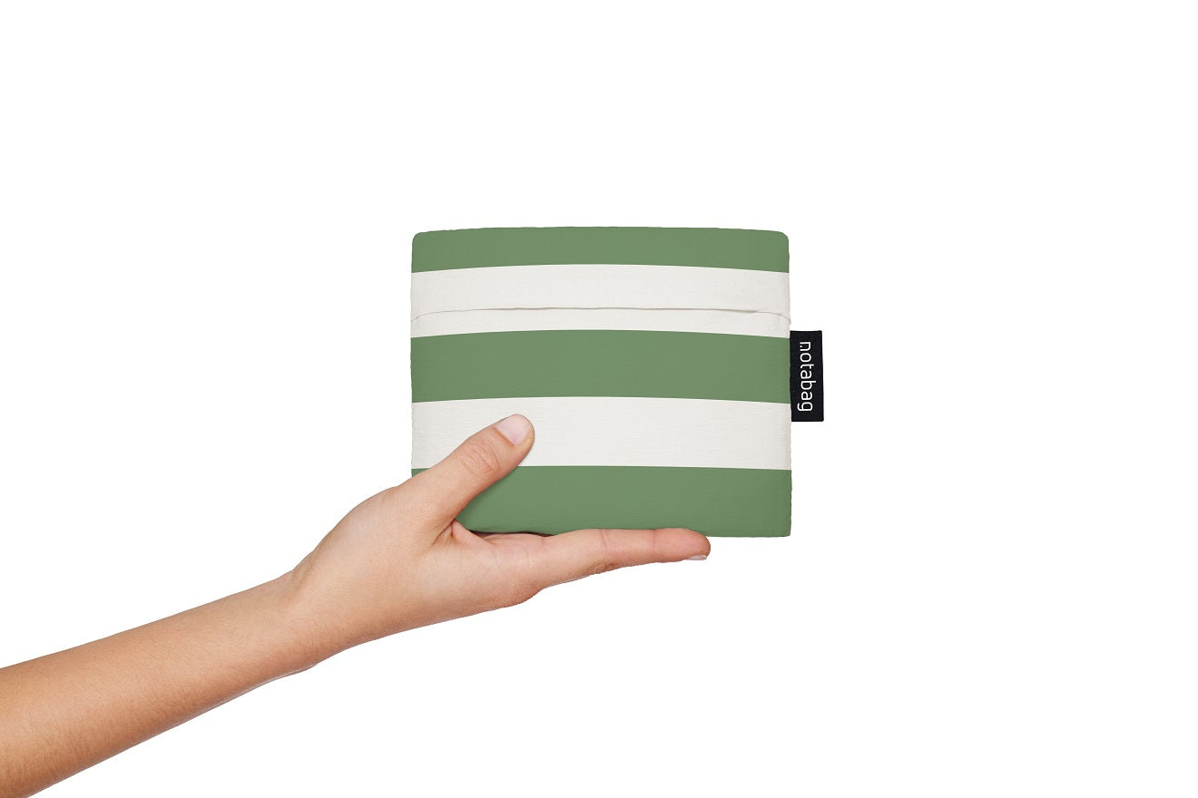 Notabag - Backpack & Handbag - Stripes - olive