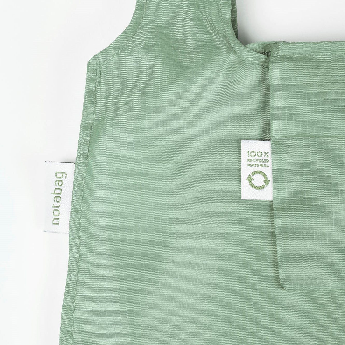 Notabag - Sac à dos et sac à main - Collection recyclée - Sauge